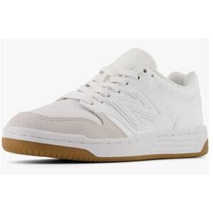 New Balance Kids 480 V1 Lace-up Sneaker, White, 6.5 M Big Kid (8-12 Years)